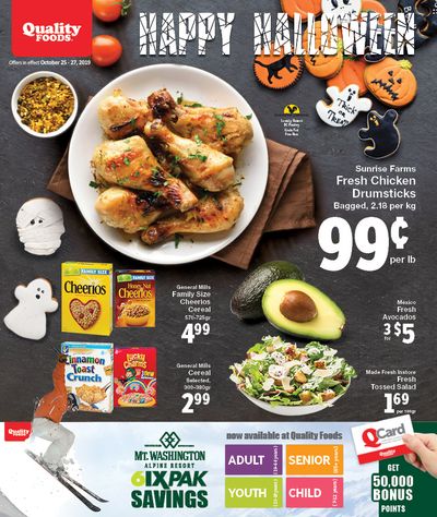 Quality Foods Weekend Specials Flyer October 25 to 27