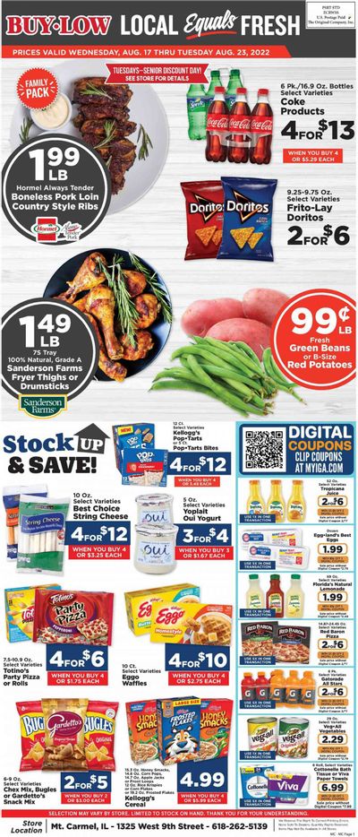 IGA (IL) Weekly Ad Flyer Specials August 17 to August 23, 2022