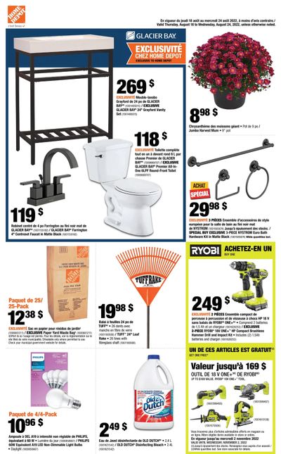 Home Depot (QC) Flyer August 18 to 24