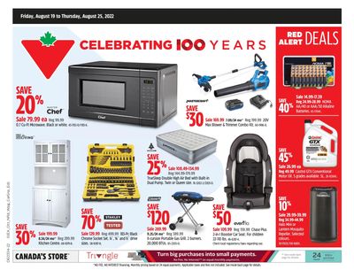 Canadian Tire (ON) Flyer August 19 to 25