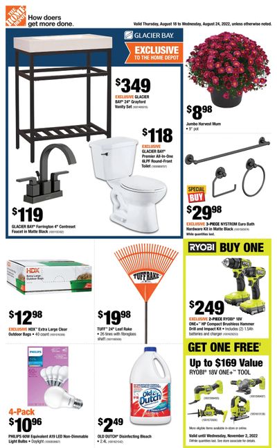 Home Depot (Atlantic) Flyer August 18 to 24