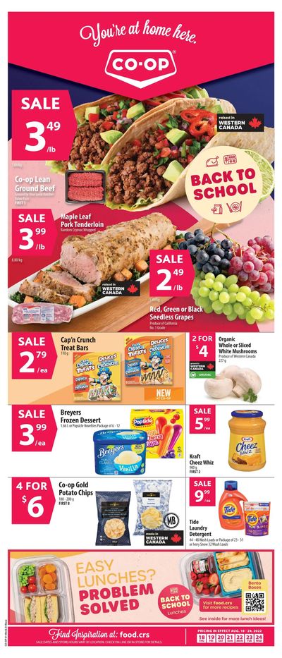 Co-op (West) Food Store Flyer August 18 to 24