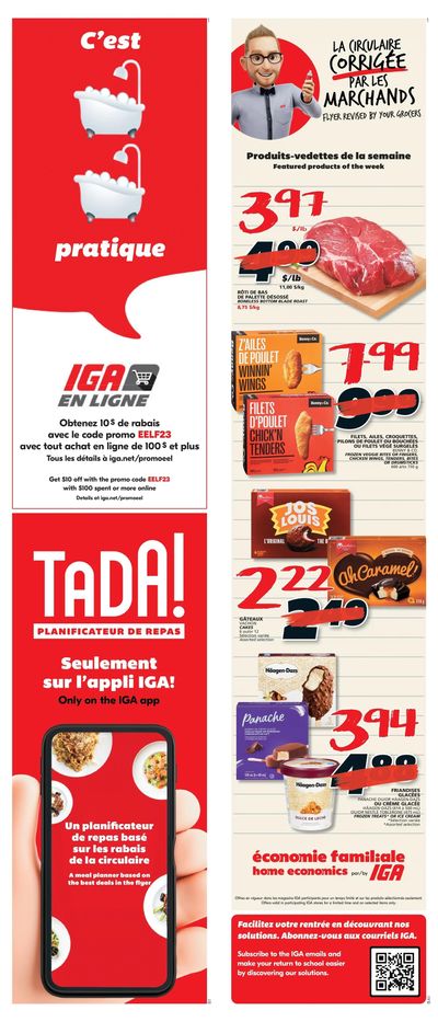 IGA (NB) Flyer August 18 to 24
