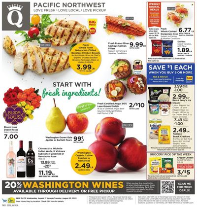 QFC (WA) Weekly Ad Flyer Specials August 17 to August 23, 2022
