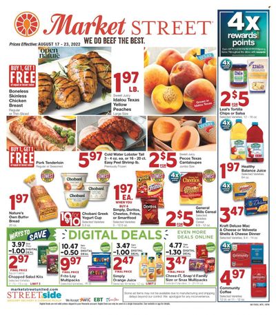 Market Street (NM, TX) Weekly Ad Flyer Specials August 17 to August 23, 2022