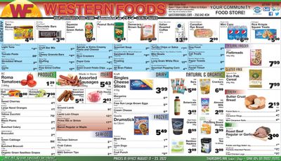 Western Foods Flyer August 17 to 23