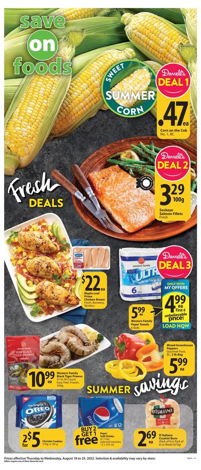 Save on Foods (BC) Flyer August 18 to 24