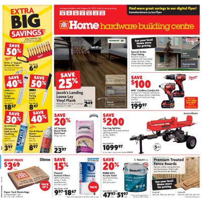 Home Hardware Building Centre (Atlantic) Flyer August 18 to 24