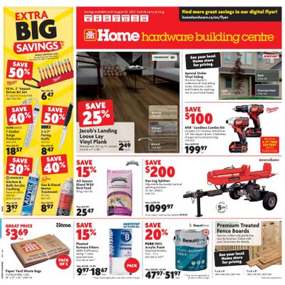 Home Hardware Building Centre (AB) Flyer August 18 to 24 Home Hardware Building Centre (AB) Flyer August 18 to 24