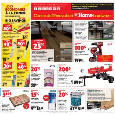 Home Hardware Building Centre (QC) Flyer August 18 to 24
