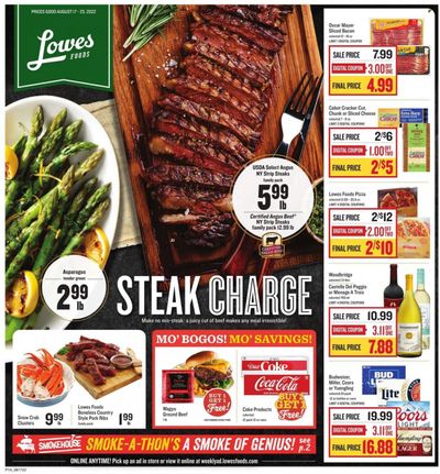 Lowes Foods (NC, SC) Weekly Ad Flyer Specials August 17 to August 23, 2022