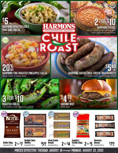 Harmons (UT) Weekly Ad Flyer Specials August 16 to August 22, 2022