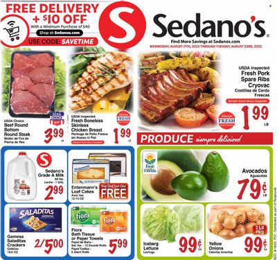 Sedano's (FL) Weekly Ad Flyer Specials August 17 to August 23, 2022