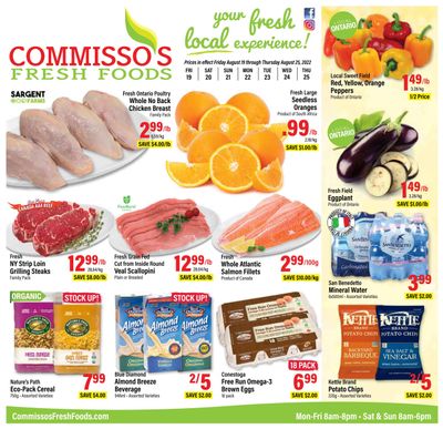 Commisso's Fresh Foods Flyer August 19 to 25