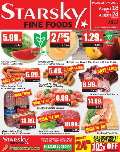 Starsky Foods Flyer August 18 to 24