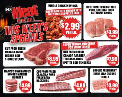 M.R. Meat Market Flyer August 18 to 25