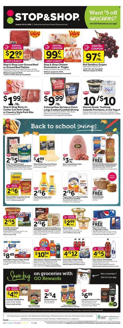 Stop & Shop (NJ) Weekly Ad Flyer Specials August 19 to August 25, 2022