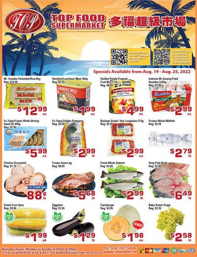Top Food Supermarket Flyer August 19 to 25