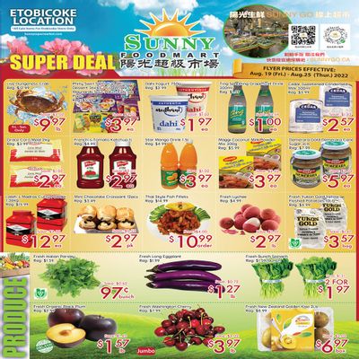 Sunny Foodmart (Etobicoke) Flyer August 19 to 25