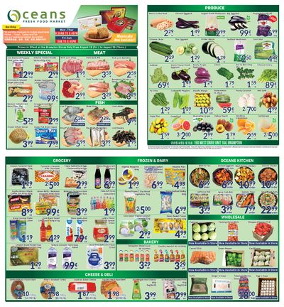 Oceans Fresh Food Market (Brampton) Flyer August 19 to 25