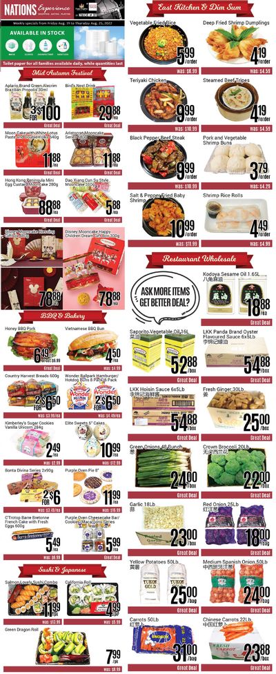 Nations Fresh Foods (Toronto) Flyer August 19 to 25