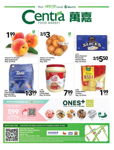 Centra Foods (North York) Flyer August 19 to 25