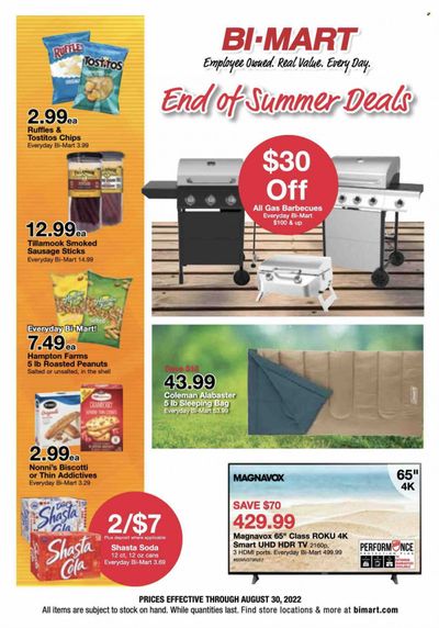Bi-Mart (ID, OR, WA) Weekly Ad Flyer Specials August 17 to August 30, 2022