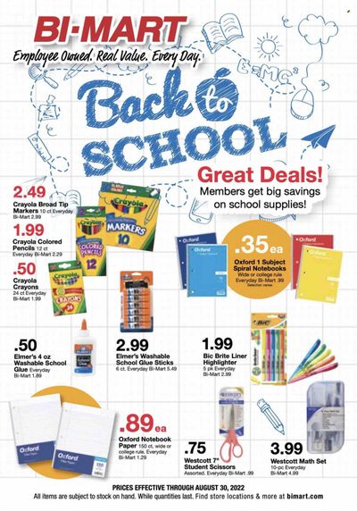 Bi-Mart (ID, OR, WA) Weekly Ad Flyer Specials August 17 to August 30, 2022 Bi-Mart (ID, OR, WA) Weekly Ad Flyer Specials August 17 to August 30, 2022
