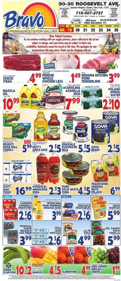 Bravo Supermarkets (CT, FL, MA, NJ, NY, PA) Weekly Ad Flyer Specials August 19 to August 25, 2022