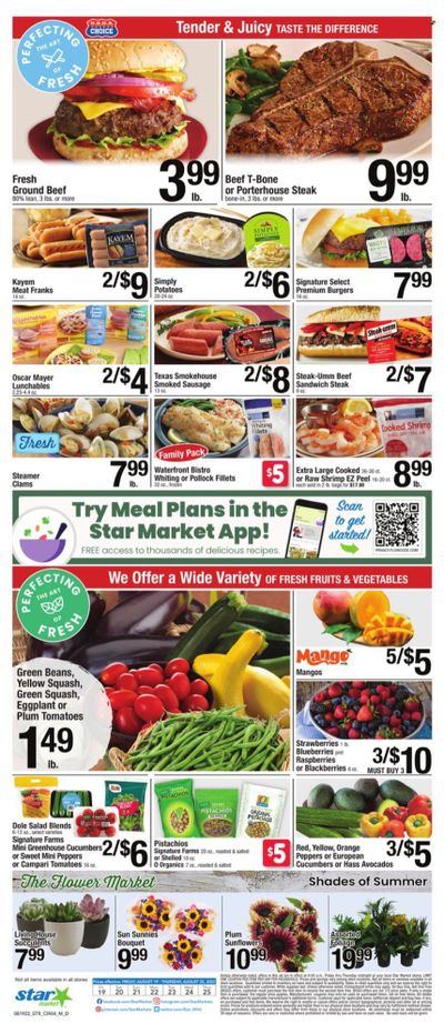 Star Market Weekly Ad Flyer Specials August 19 to August 25, 2022