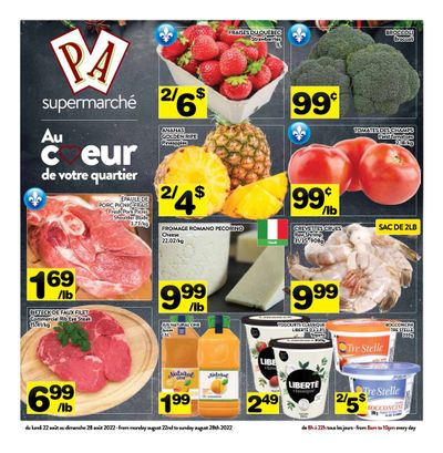 Supermarche PA Flyer August 22 to 28