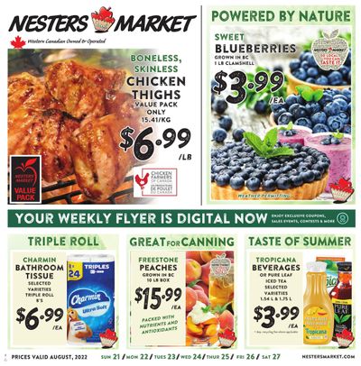 Nesters Market Flyer August 21 to 27