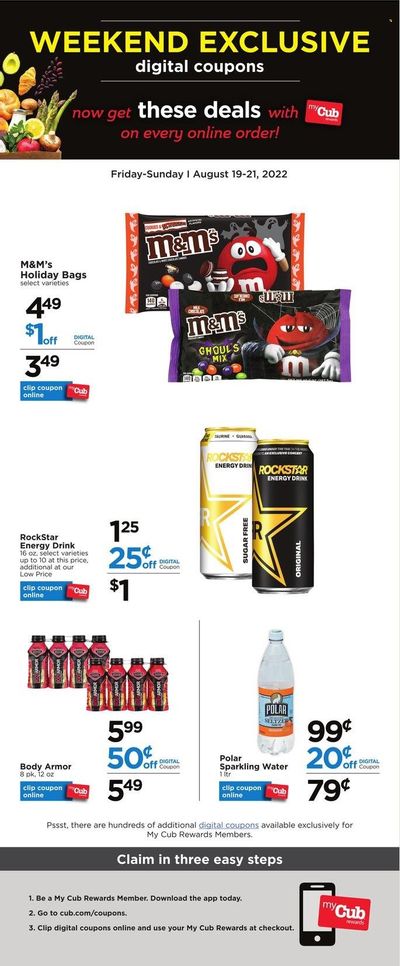 Cub Foods (MN) Weekly Ad Flyer Specials August 19 to August 21, 2022