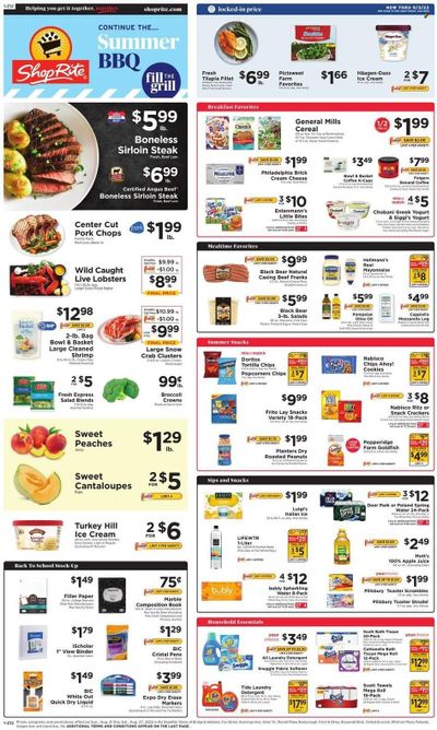 ShopRite (CT, DE, MD, NJ, NY, PA) Weekly Ad Flyer Specials August 21 to August 27, 2022