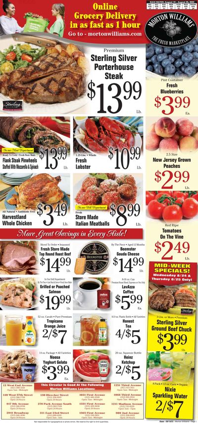 Morton Williams (NY) Weekly Ad Flyer Specials August 19 to August 25, 2022