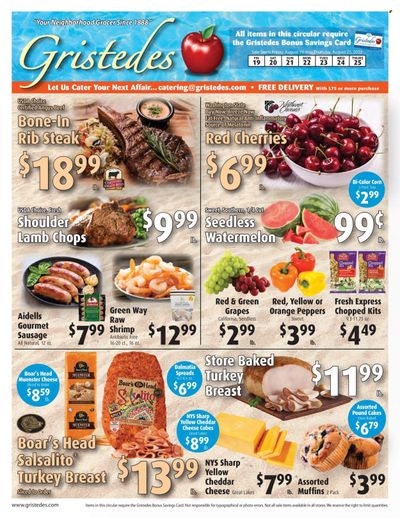 Gristedes (NY) Weekly Ad Flyer Specials August 19 to August 25, 2022
