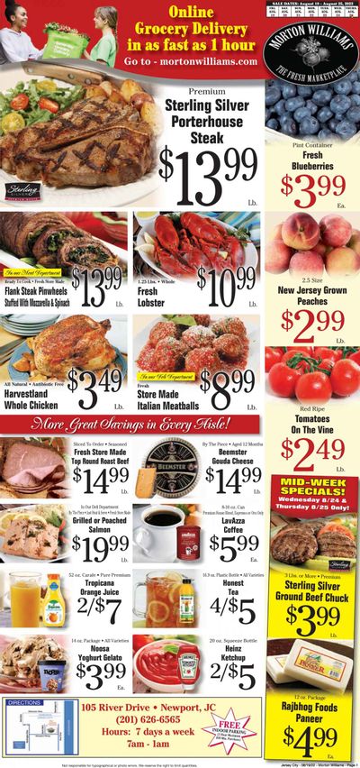 Morton Williams (NJ) Weekly Ad Flyer Specials August 19 to August 25, 2022