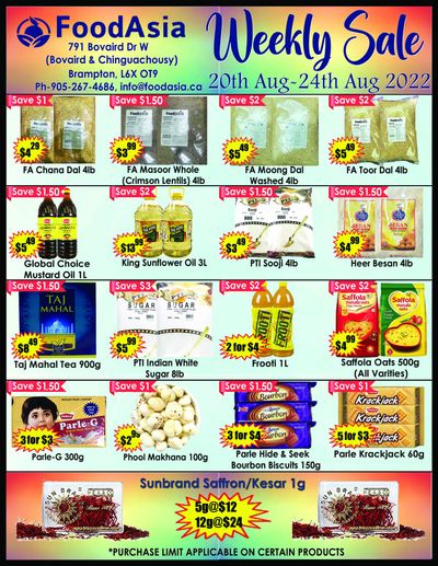 FoodAsia Flyer August 20 to 24