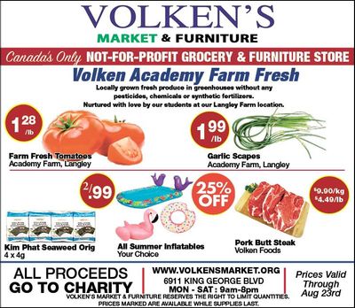 Volken's Market & Furniture Flyer August 17 to 23