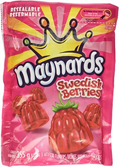 Maynards Swedish Berries Gummy Candy, 355g, Back to School Treats $2.48 (Reg $4.19)
