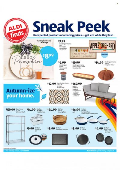ALDI Weekly Ad Flyer Specials August 28 to September 3, 2022