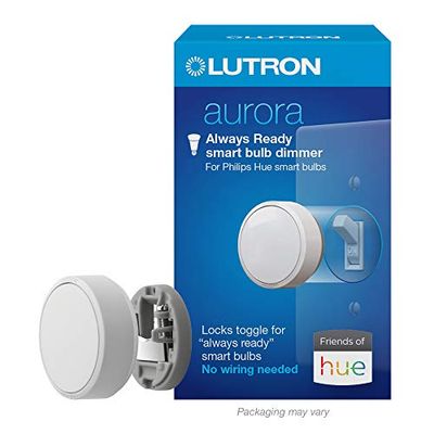 Lutron Aurora Smart Bulb Dimmer Switch | for Philips Hue Smart Bulbs | Z3-1BRL-WH-L0 | White $34.95 (Reg $49.95)