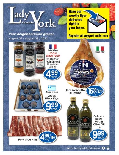 Lady York Foods Flyer August 22 to 28
