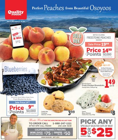 Quality Foods Flyer August 22 to 28