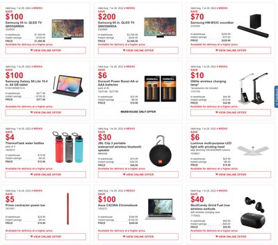 Costco Canada Coupons/Flyers Deals at All Costco Wholesale Warehouses in Canada, Until August 28