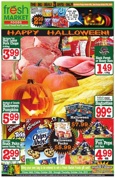 Fresh Market Foods Flyer October 25 to 31