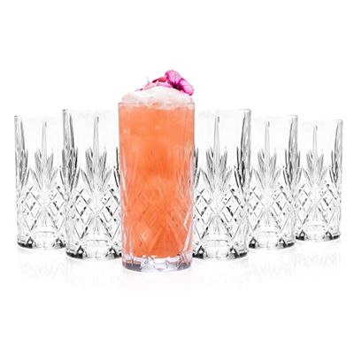 RCR 25766020006 Melodia Crystal Hi-Ball Cocktail Water Tumbler Glass, 23 x 15.5 x 15.5 cm, Clear $45.48 (Reg $64.27)