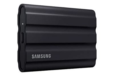 USB 3.2 Gen. 2 T7 Shield 1TB Portable SSD - Black $133.72 (Reg $169.99)