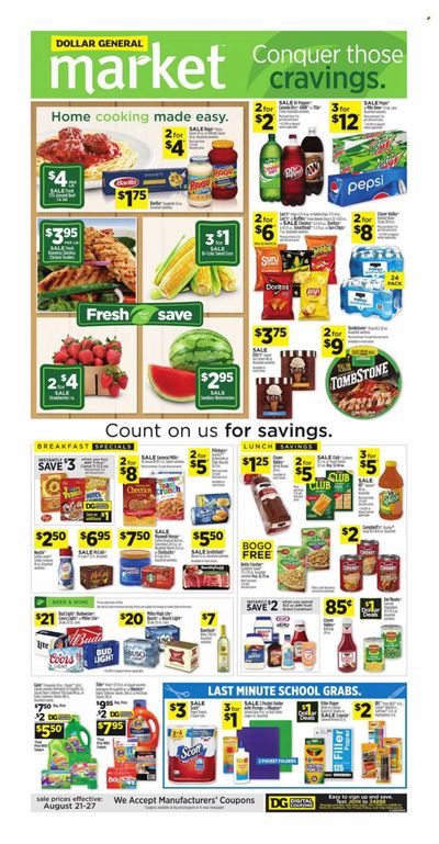 Dollar General (OH) Weekly Ad Flyer Specials August 21 to August 27, 2022 Dollar General (OH) Weekly Ad Flyer Specials August 21 to August 27, 2022