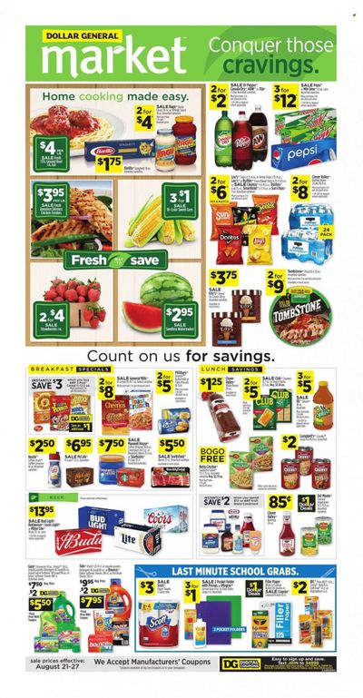 Dollar General (MS) Weekly Ad Flyer Specials August 21 to August 27, 2022